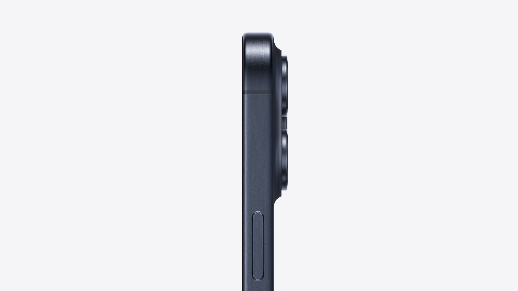 Cận cảnh khung viền Titanium hạng 5 của iPhone 15 Pro Titan Xanh 